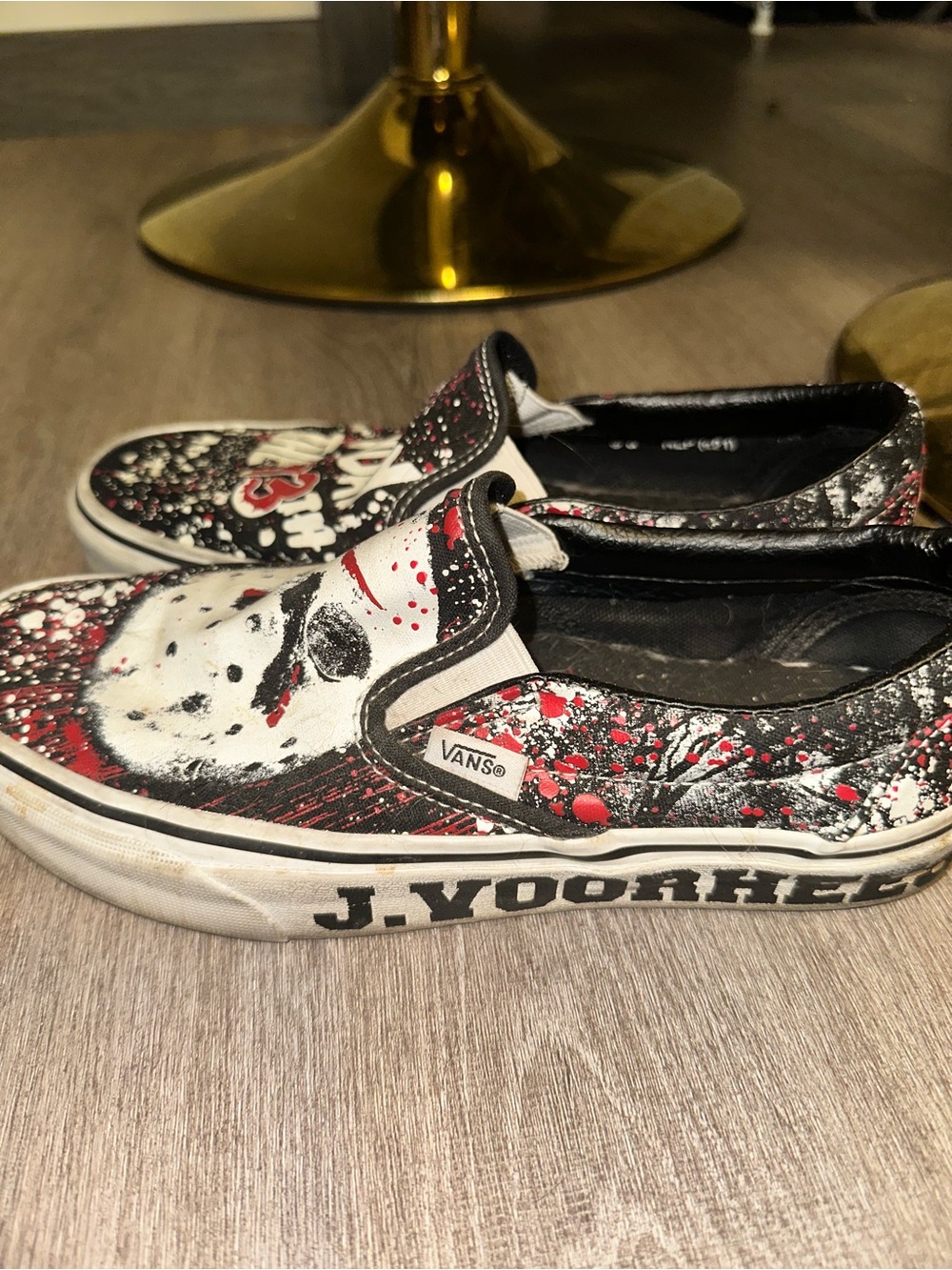 Vans Friday the 13th Slip-On Shoes Glow in the dark - Picture 3 of 3